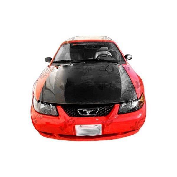 OEM Style Carbon Fiber Hood for 1999-2004 Ford Mustang 2dr