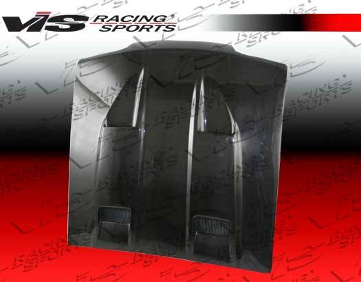 Mach 5 Carbon Fiber Hood for 1994-1998 Ford Mustang 2dr