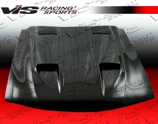 Mach 5 Carbon Fiber Hood for 1994-1998 Ford Mustang 2dr