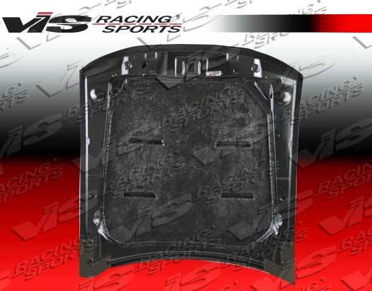 Mach 5 Carbon Fiber Hood for 1994-1998 Ford Mustang 2dr