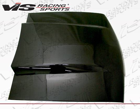 Cowl Induction Carbon Fiber Hood for 1987-1993 Ford Mustang 2dr