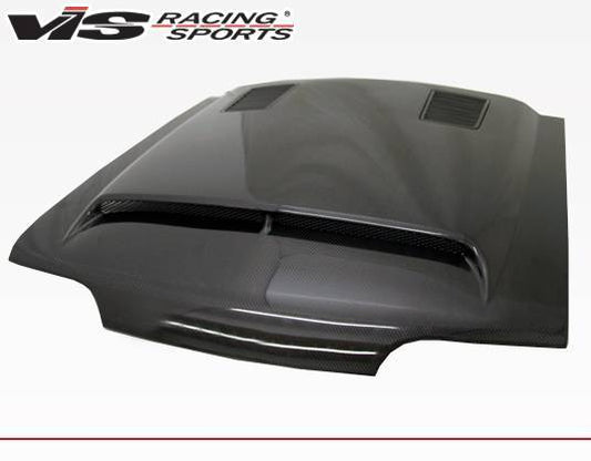 GT 500 Carbon Fiber Hood for 1987-1993 Ford Mustang 2dr