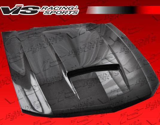 Stalker Carbon Fiber Hood for 2010-2012 Ford Mustang 2dr