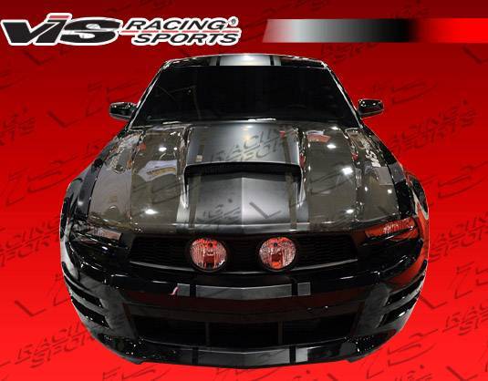 Stalker Carbon Fiber Hood for 2010-2012 Ford Mustang 2dr