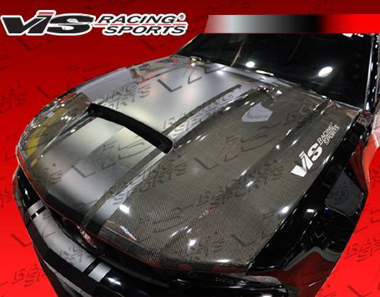 Stalker Carbon Fiber Hood for 2010-2012 Ford Mustang 2dr