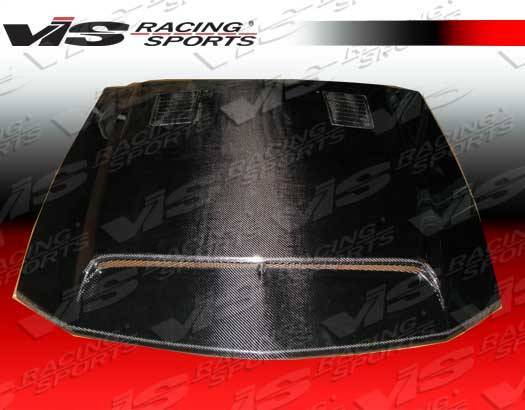 GT 500 Carbon Fiber Hood for 2005-2009 Ford Mustang 2dr