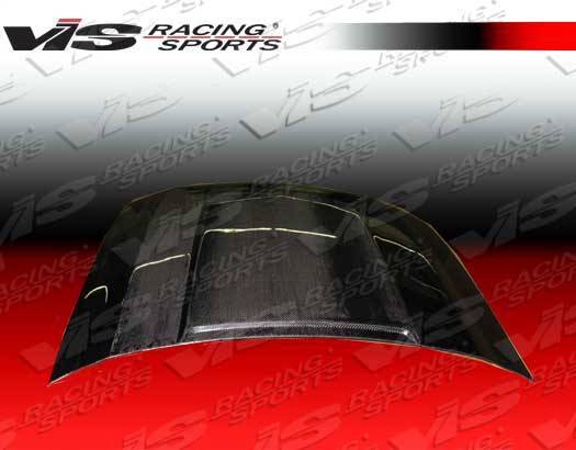 Stalker 3 Carbon Fiber Hood for 2005-2009 Ford Mustang 2dr