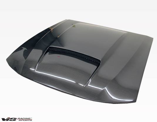 Stalker X Carbon Fiber Hood for 1999-2004 Ford Mustang 2dr