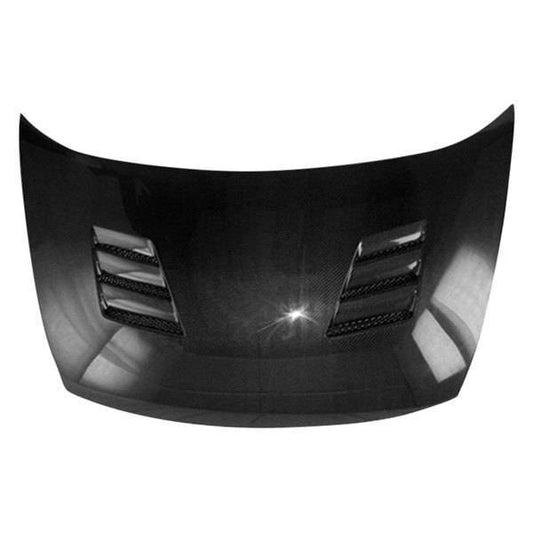 Techno R Carbon Fiber Hood for 2006-2011 Honda Civic-JDM 4dr