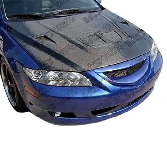 EVO Carbon Fiber Hood for 2003-2008 Mazda 6 4dr