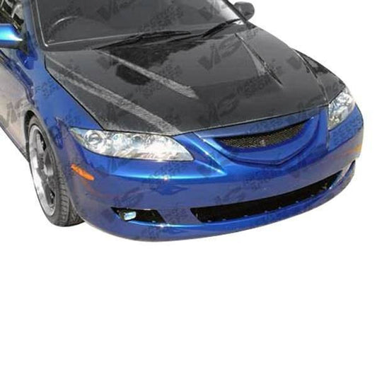 Invader Carbon Fiber Hood for 2003-2008 Mazda 6 4dr