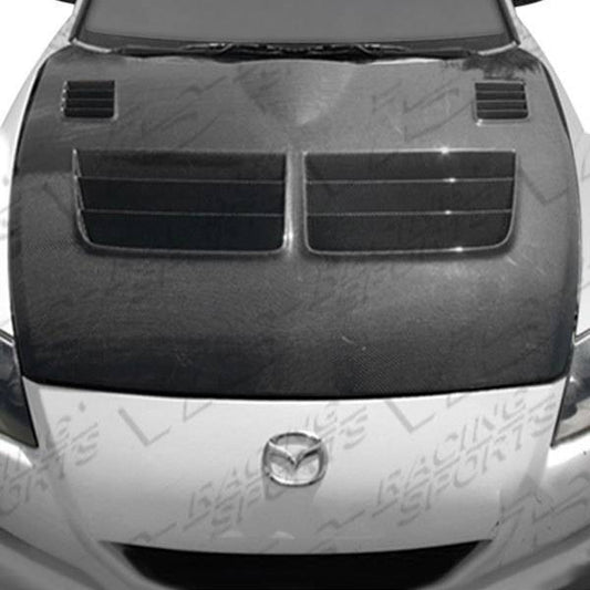 Razor Carbon Fiber Hood for 2004-2011 Mazda RX8 2dr