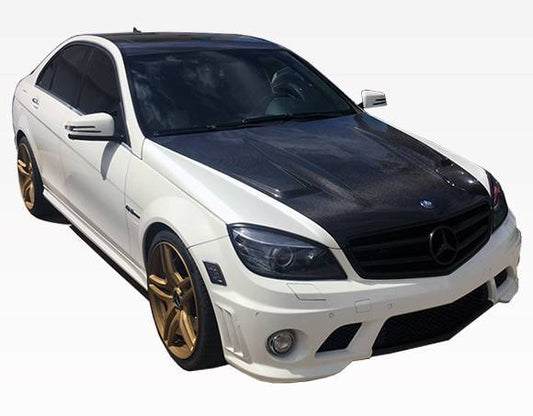 DTM Carbon Fiber Hood for 2008-2011 Mercedes C-Class-C63 4dr