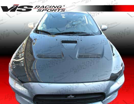 OEM Style Carbon Fiber Hood for 2008-2015 Mitsubishi EVO10 4dr