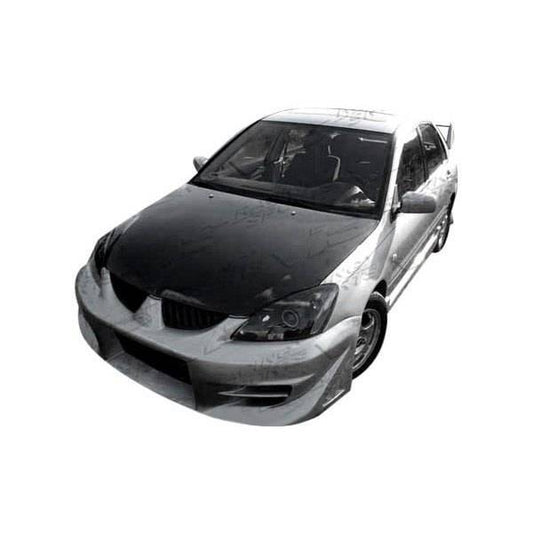 OEM Style Carbon Fiber Hood for 2004-2007 Mitsubishi Lancer 4dr