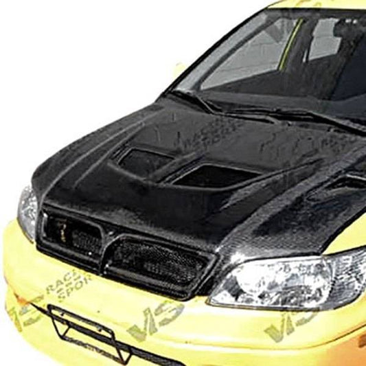 EVO Carbon Fiber Hood for 2002-2003 Mitsubishi Lancer 4dr