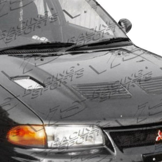 EVO 3 Carbon Fiber Hood for 1993-1996 Mitsubishi Mirage 4dr