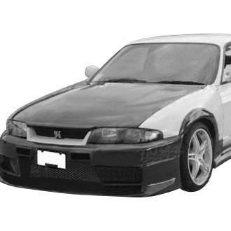 JS Carbon Fiber Hood for 1995-1998 Nissan Skyline-R33-GTR 2dr