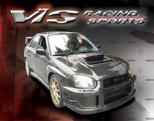 V Line Carbon Fiber Hood for 2004-2005 Subaru WRX 4dr