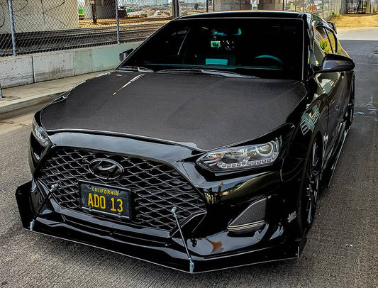 OEM Style Carbon Fiber Hood for 2019-2020 Hyundai Veloster 2dr