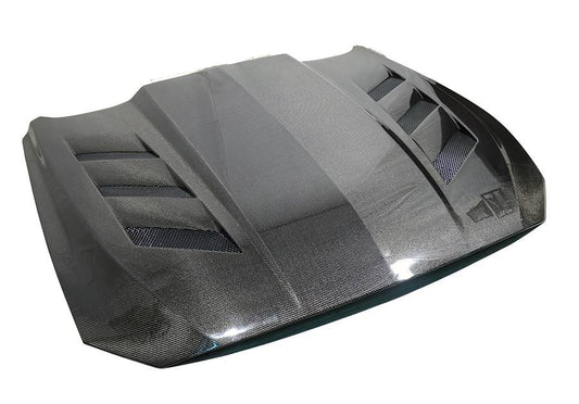 AMS Carbon Fiber Hood for 2018-2022 Ford Mustang 2dr