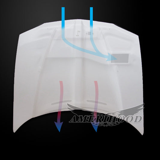 Chevrolet Camaro 1993-1997 Type-WS6 Style Functional Cooling Hood