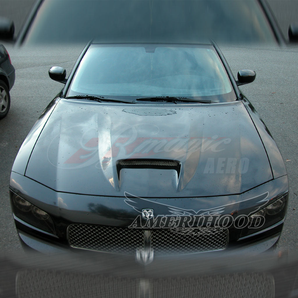 Dodge Charger 2006-2010 Type-SRT Style Functional Ram Air Hood