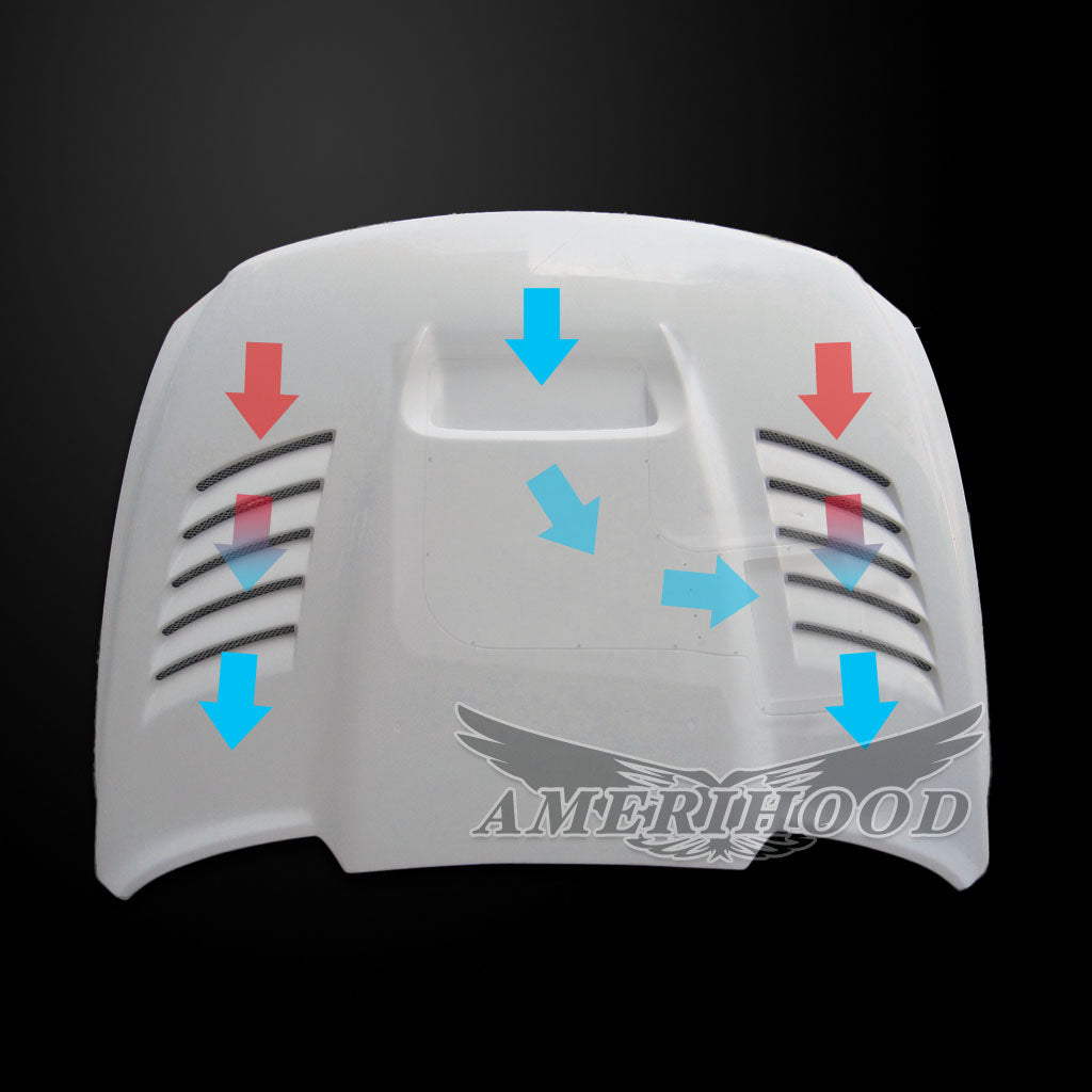 Dodge Ram 1500 Type-SSK Style Functional Ram Air Hood