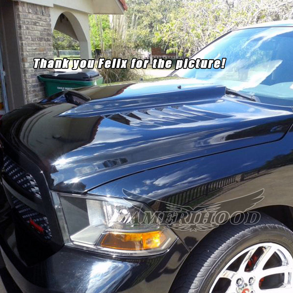 Dodge Ram 1500 Type-SSK Style Functional Ram Air Hood