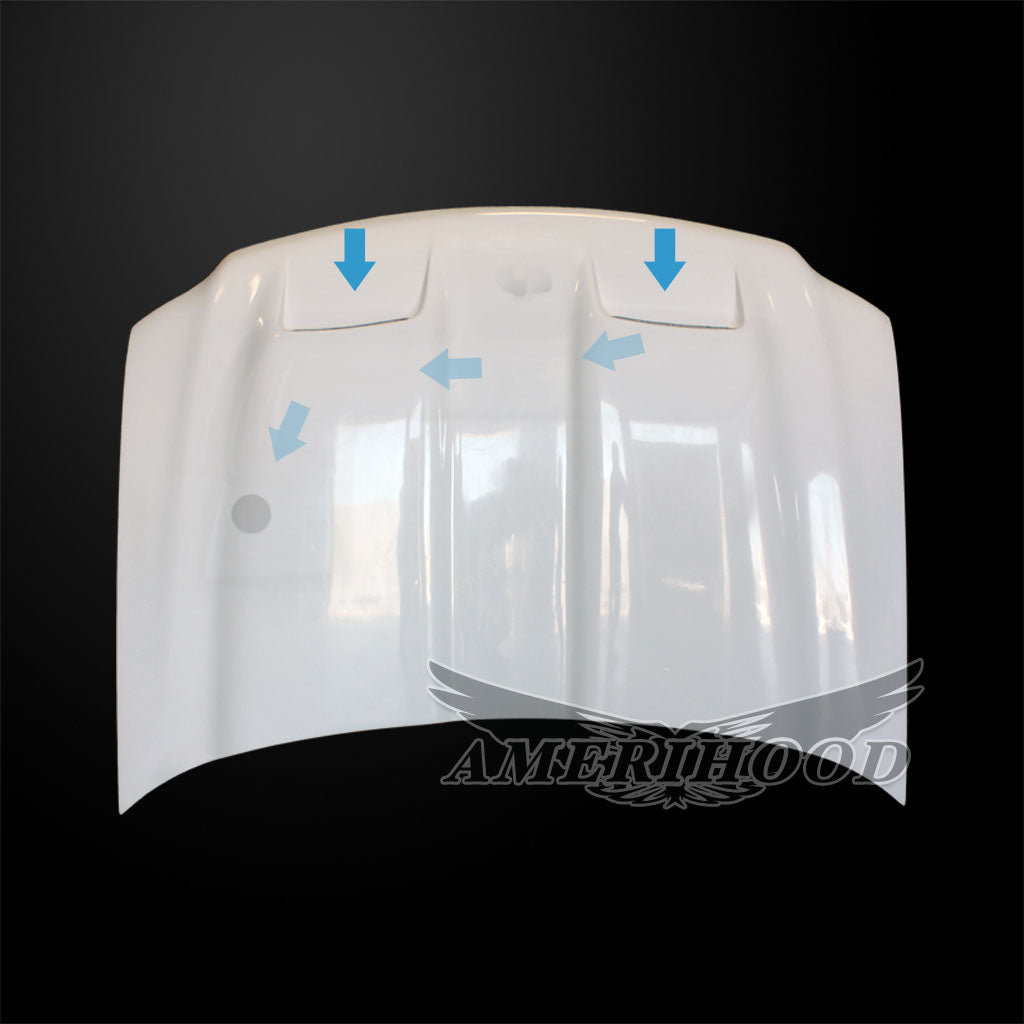 Ford F-150 1997-2003 Type-S Style Functional Ram Air Hood