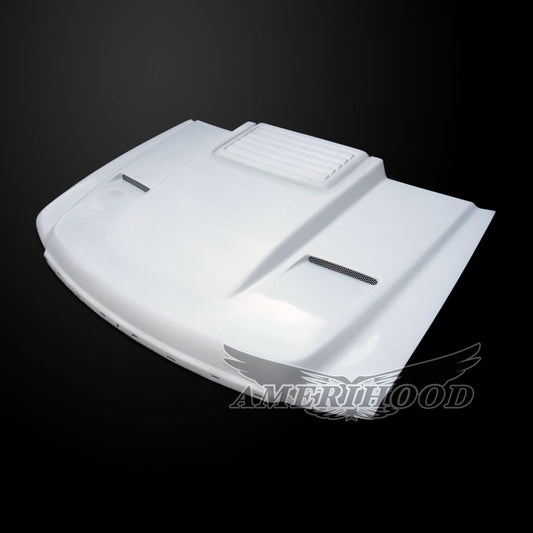 GMC Sierra 3500HD 2007-2010 Cowl Type-2 Style Functional Ram Air Hood