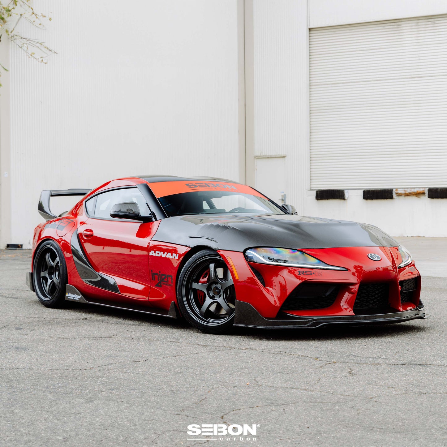 TD-style carbon fiber rear spoiler for 2020-2024 Toyota Supra