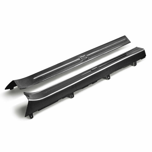 2009-2010 NISSAN GTR R35 OE Carbon Fiber DOOR SILLS (Pair)
