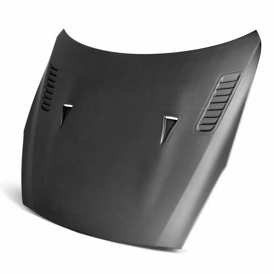 2009-2015 NISSAN GTR R35 ES Carbon Fiber DRY CARBON HOOD